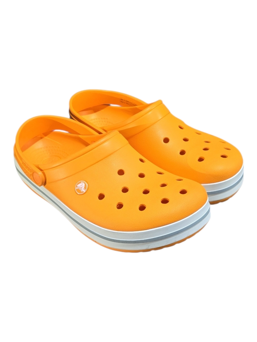 Crocs unisex adult Men's and Women's Crocband Clog, Women 10 Men 8 Orange Rare